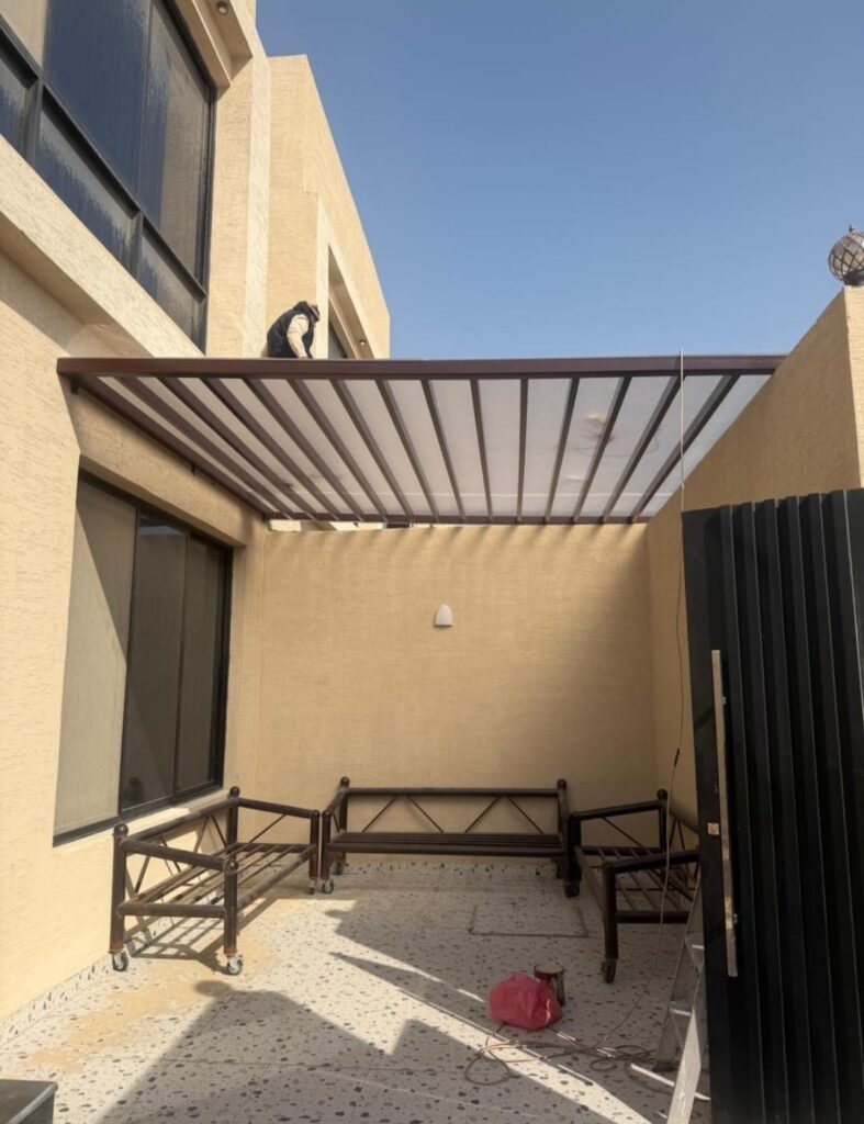 شركة تركيب برجولات في الدمام بتصاميم عصرية للحدائق