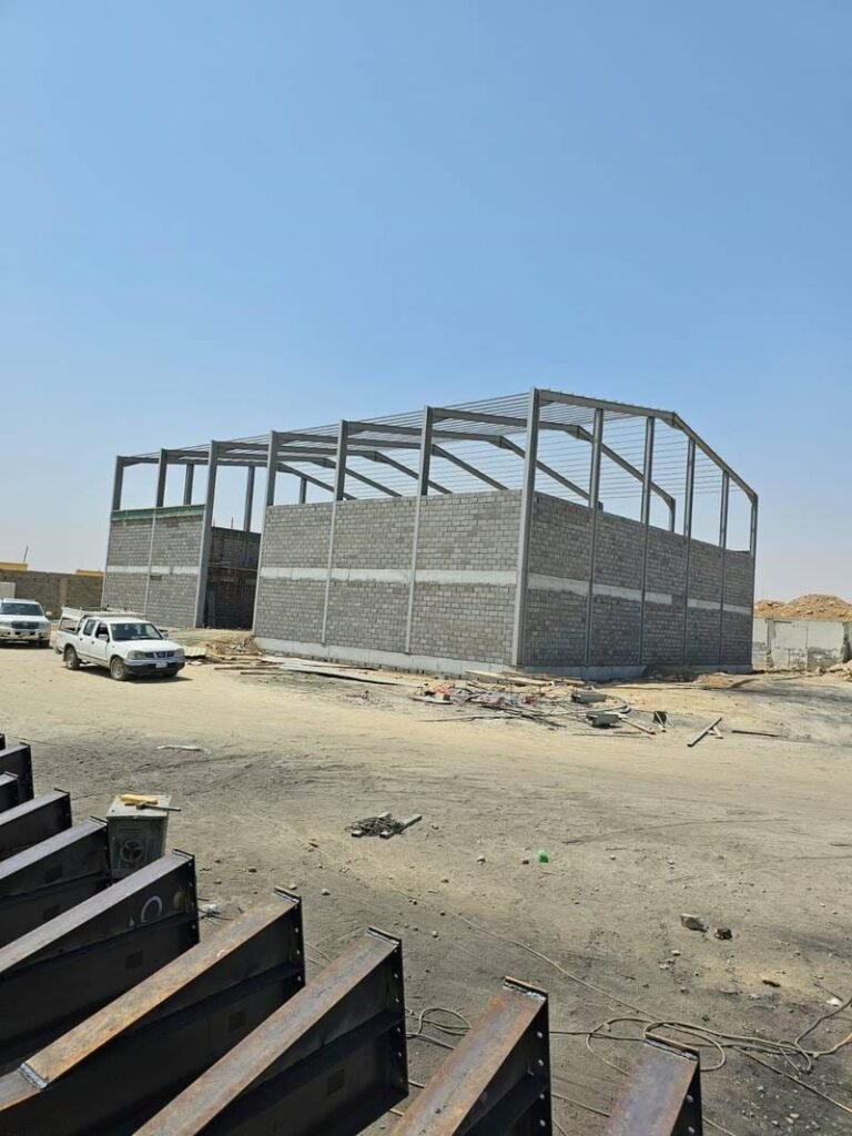 إنشاء مستودع حديث للتخزين في الخبر